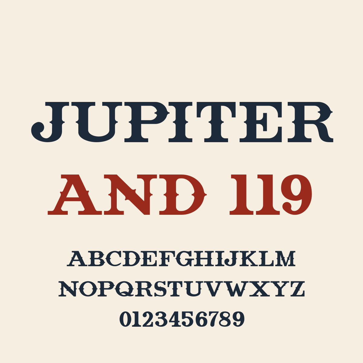 Jupiter and 119, set in itself